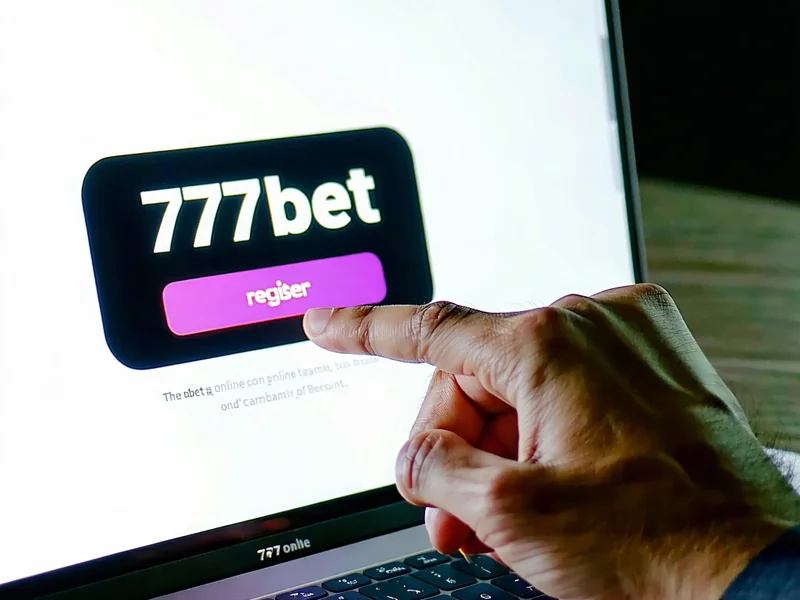 Người dùng truy cập trang chủ 777bet