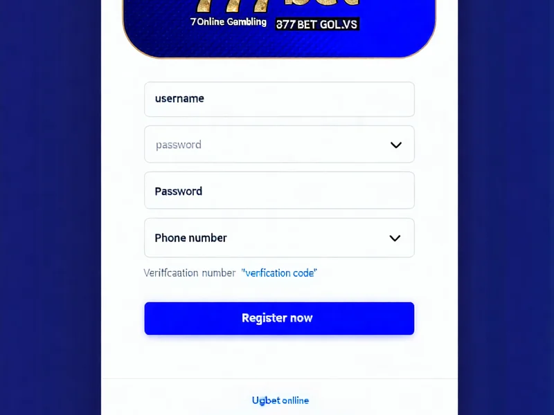 Biểu mẫu điền thông tin đăng ký 777bet