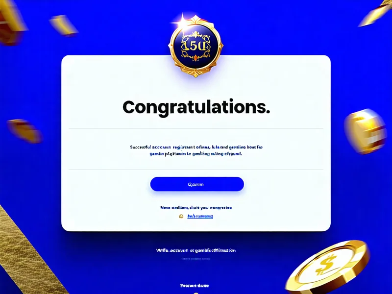 Màn hình xác nhận đăng ký 777bet thành công