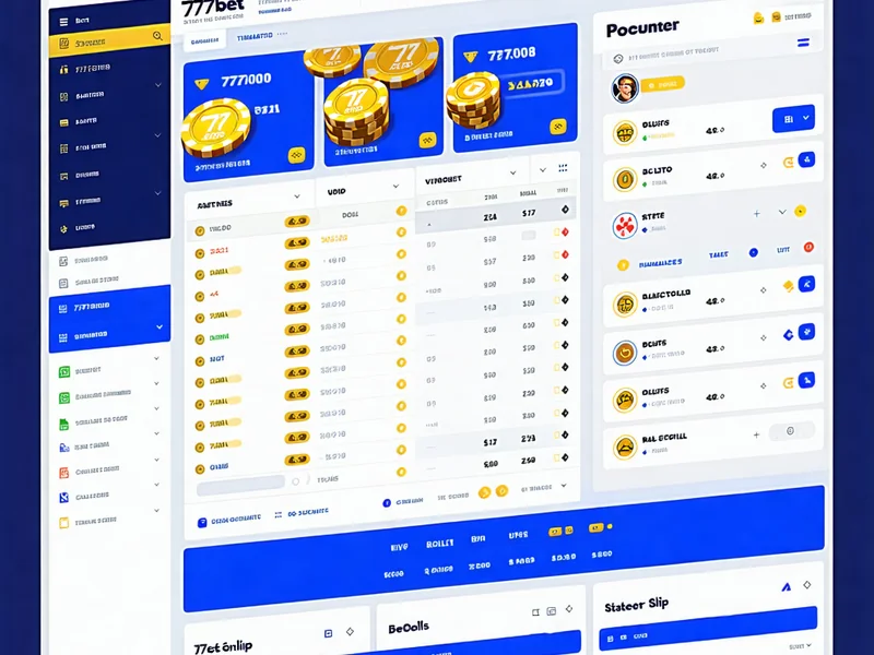 Giao diện người dùng ứng dụng 777bet hiển thị các trò chơi sòng bạc