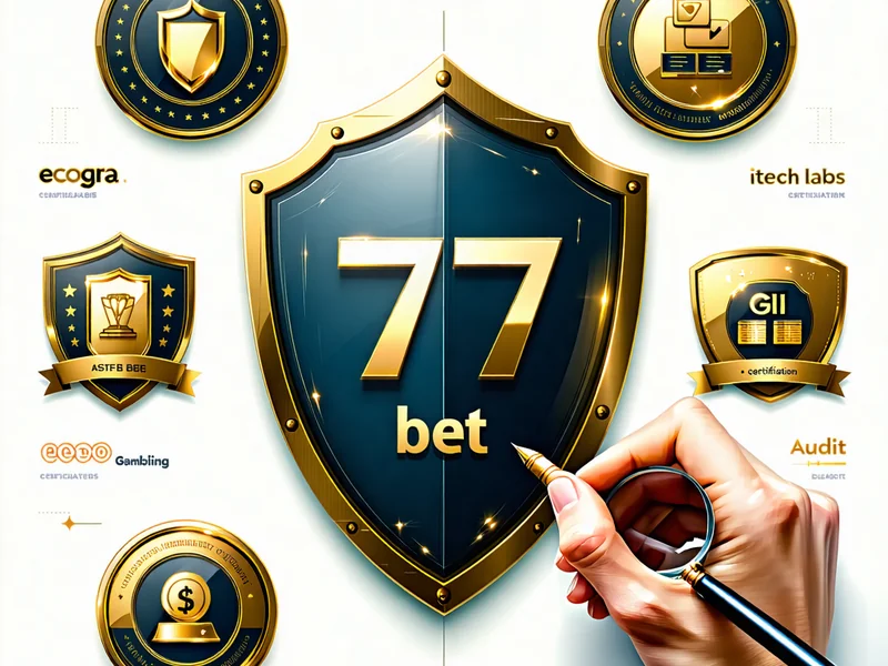 Hình ảnh các chứng nhận và biểu tượng kiểm toán độc lập cho sự công bằng tại 777bet