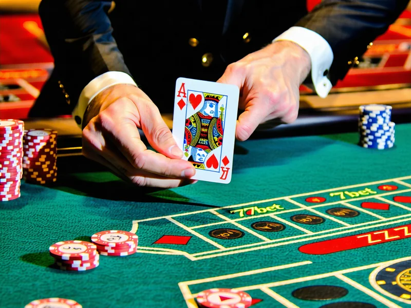 Dealer 777bet tại bàn Baccarat