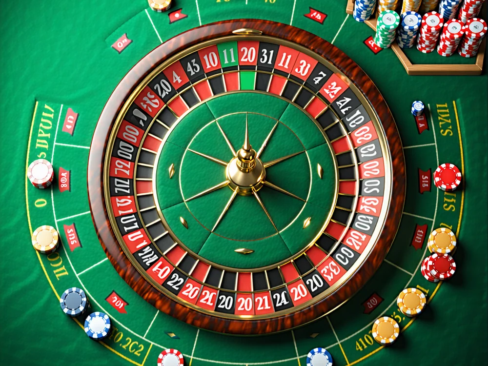 Biểu đồ các tùy chọn đặt cược roulette chi tiết trên bàn chơi 777bet