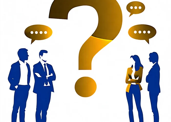 Hình ảnh người đang đặt câu hỏi và nhận câu trả lời, minh họa phần FAQ của 777bet
