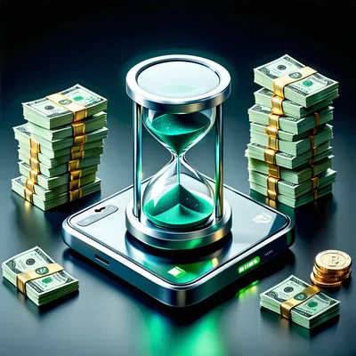 Biểu tượng rút tiền nhanh chóng và ưu tiên cho VIP tại 777bet, với hình ảnh đồng hồ và tiền mặt.