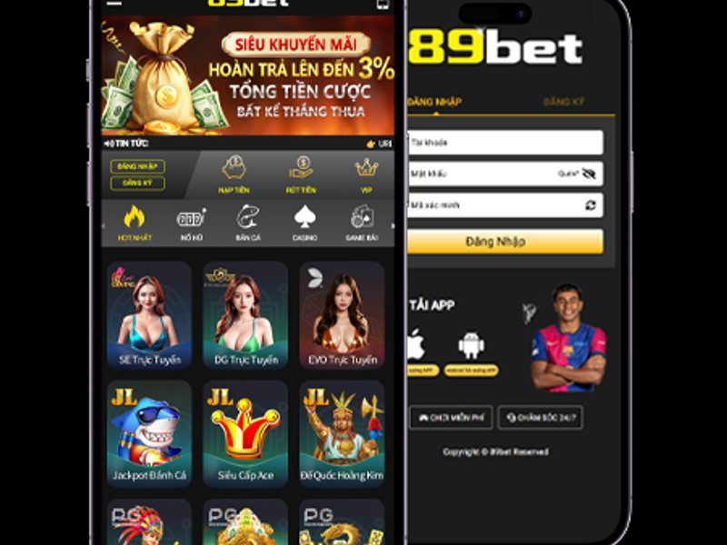 Điện thoại di động hiển thị ứng dụng 777bet
