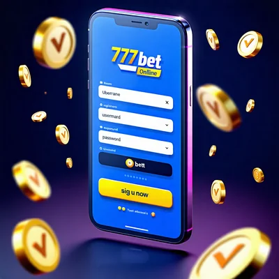 Hình ảnh minh họa quy trình đăng ký tài khoản tại 777bet