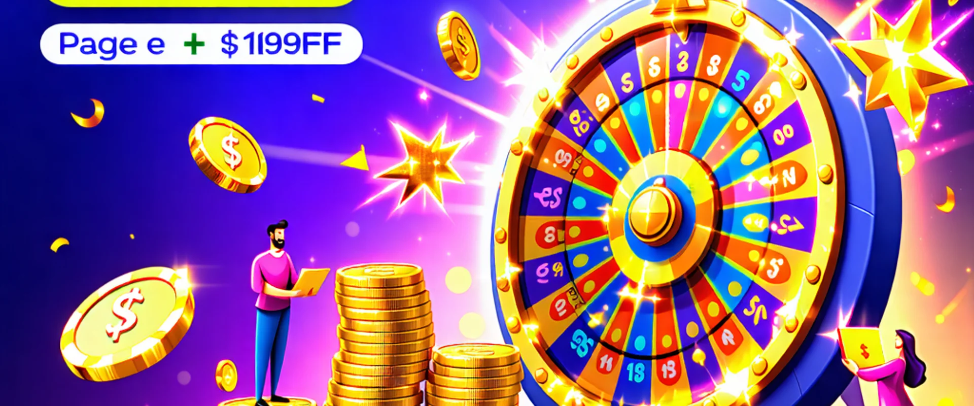 Hình ảnh banner 777bet với tiền thưởng nạp tiền và các biểu tượng giải trí