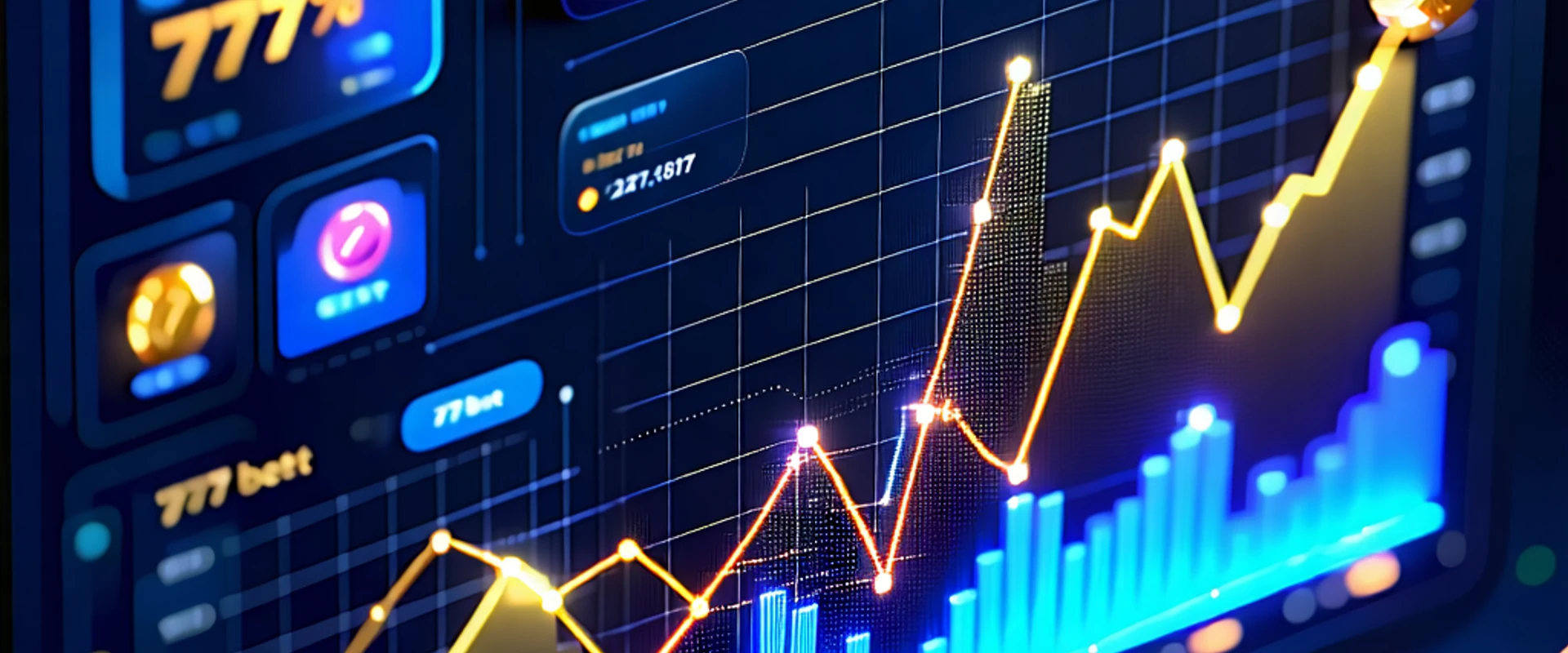 Biểu đồ phân tích dữ liệu lịch sử và biểu tượng 777bet