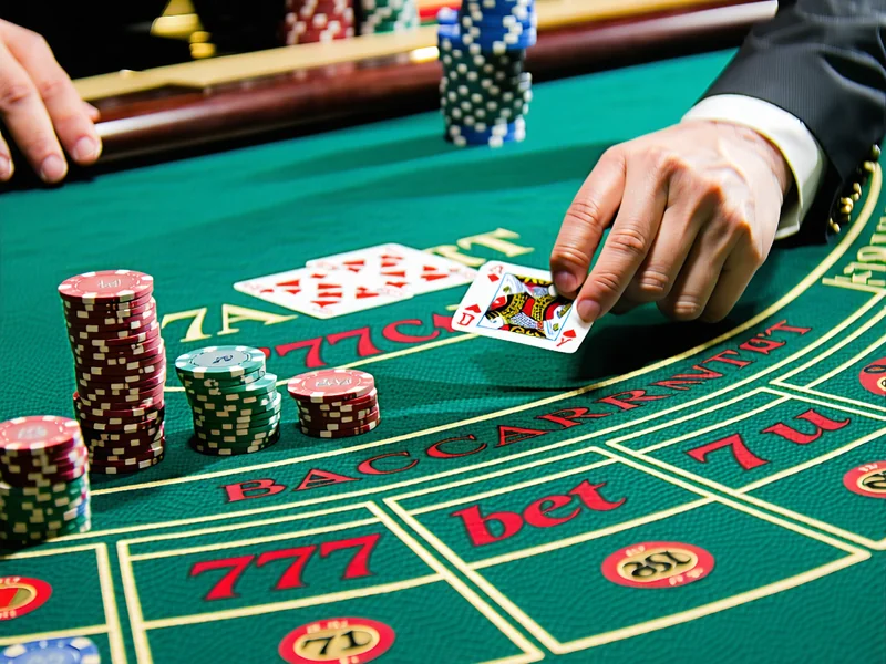 Bàn Baccarat trực tiếp tại 777bet