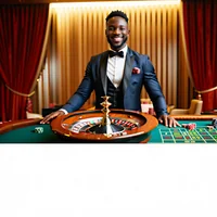 Biểu tượng casino trực tiếp với người chia bài và bàn cược tại 777bet