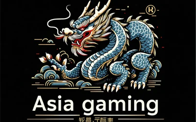 Logo Asia Gaming, chuyên gia về sòng bạc trực tuyến phong cách châu Á