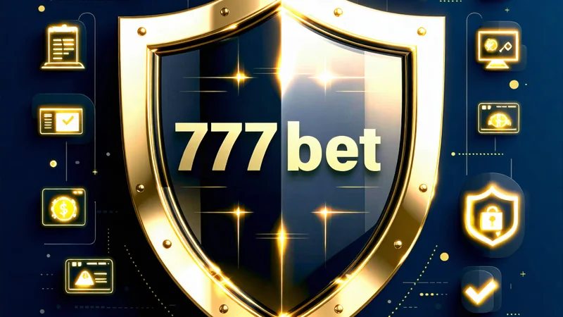Biểu tượng an toàn và bảo mật tại 777bet Live Casino