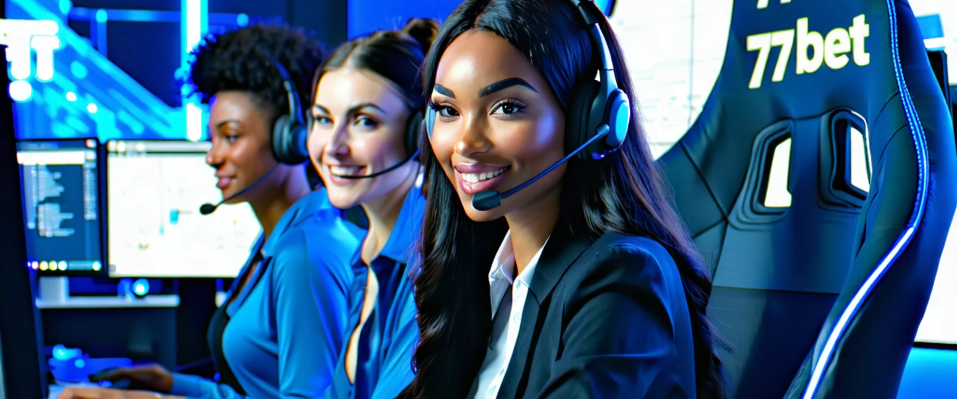Hình ảnh banner hỗ trợ 777bet với đội ngũ chuyên nghiệp